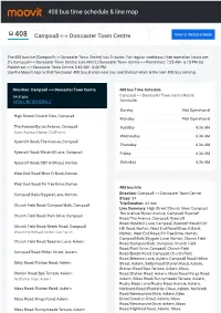 408 Bus Time Schedule & Line Route
