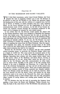IN the MARKHAM and RAMU VALLEYS 201 Battalion, Moved on to Reach Kaiapit on the 19Th