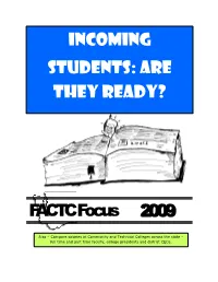 Incoming Students: Are They Ready?