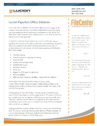 Lucion Paperless Office Solutions