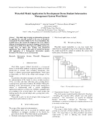 Waterfall Model Application in Development Dorm Student Information Management System West Kutai