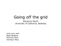 Going Off the Grid (Slides)