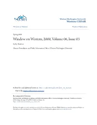 Window on Western, 2000, Volume 06, Issue 03 Kathy Sheehan