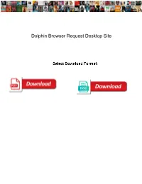 Dolphin Browser Request Desktop Site