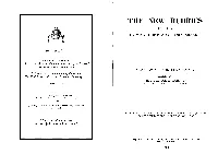 The New Rubrics of the Roman Breviary and Missal