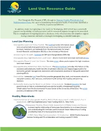 Land Use Resource Guide