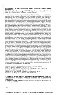 Meteoritical Society • Provided by the NASA 1\ ~J:R Gphysics Data System