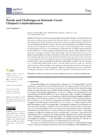 Trends and Challenges in Network Covert Channels Countermeasures