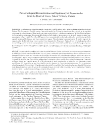 Paleoethological Reconstruction and Taphonomy of Equus Lambei from the Bluefish Caves, Yukon Territory, Canada A