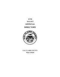 2016-2017 Official Directory