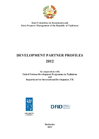 Development Partner Profiles