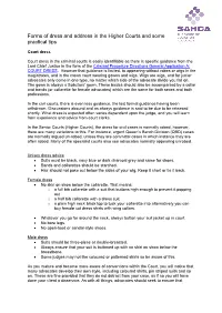 Forms of Dress and Address in the Higher Courts and Some Practical Tips