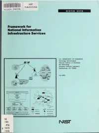 Framework for National Information Infrastructure Services