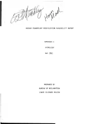 Hoover Powerplant Modification Feasibility Report