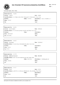 Iran Chamber of Commerce,Industries and Mines Date : 2008/01/26 Page: 1