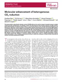 Molecular Enhancement of Heterogeneous CO2 Reduction