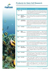 Stem Cell Research Useful Tools for the Study of the Control of Cell Fate MAR2011