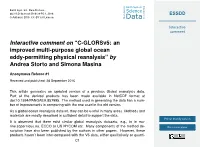 Interactive Comment on “C-Glorsv5: an Improved Multi-Purpose Global Ocean Eddy-Permitting Physical Reanalysis” by Andrea Storto and Simona Masina