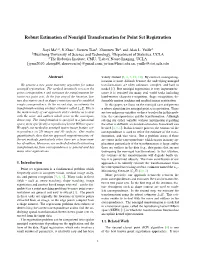 Robust Estimation of Nonrigid Transformation for Point Set Registration