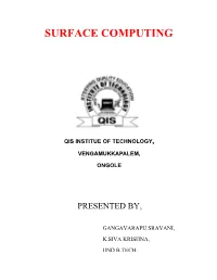 Surface Computing.Pdf