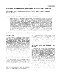 Watershed Modeling and Its Applications: a State-Of-The-Art Review