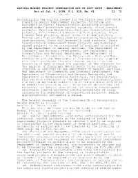 CAPITAL BUDGET PROJECT ITEMIZATION ACT of 2007-2008 - ENACTMENT Act of Jul