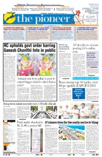 HC Upholds Govt Order Barring Ganesh Chavithi Fete in Public