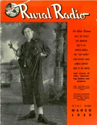M a R C H 1 9 3 9 Posed Radio Talk