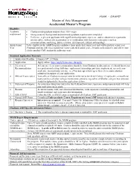 Master of Arts Management Accelerated Master's Program
