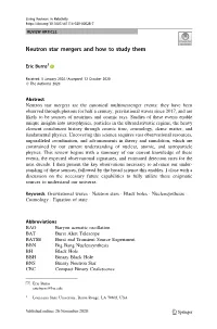 Neutron Star Mergers and How to Study Them