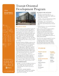 Transit-Oriented Development Program