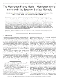 Manhattan World Inference in the Space of Surface Normals