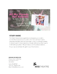 My Frends Are Animals Study Guide