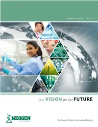 Neogen 2019 Annual Report
