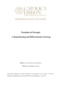 Pousadas De Portugal a Repositioning and Differentiation Strategy