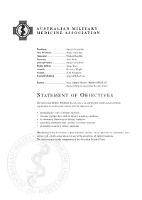 Statement of Objectives