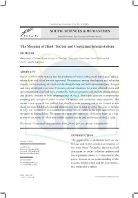 Textual and Contextual Interpretations
