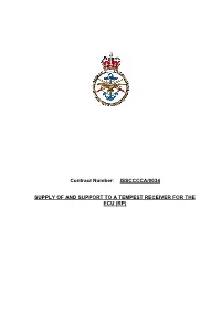 Contract Number: ISSCCCCA/0034 SUPPLY of and SUPPORT to A
