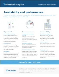 Availability and Performance