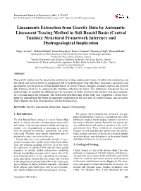 Lineaments Extraction from Gravity Data by Automatic