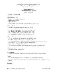 Beginning Social Dance Syllabus