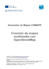 Creación De Mapas Multimedia Con Openstreetmap
