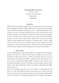 “Man-In-The-Middle” Attacks in 3G. University of Tartu Computer Science Department Ksenia Orman Kseniao@Ut.Ee
