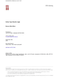 Action Type Deontic Logic