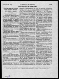 Extensions of Remarks Hon.Robertj.Mrazek