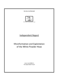Independent Report Misinformation and Exploitation of the White