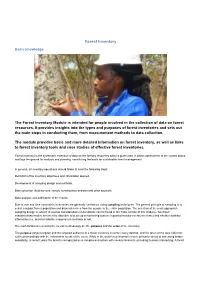 Forest Inventory