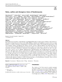 Notes, Outline and Divergence Times of Basidiomycota