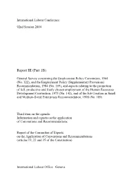 Report III (Part 1B)