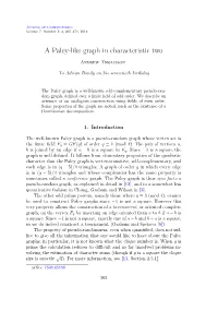 A Paley-Like Graph in Characteristic Two Andrew Thomason